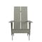Flash Furniture Gray Modern 4 Slat Back Adirondack Chairs, PK4 4-JJ-C14509-GY-GG - alternate 4